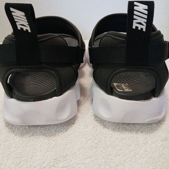 Nike Owaysis Womens Black/White Sandals CK9283-002 Size 8 Adjustable Strap - Picture 8 of 16